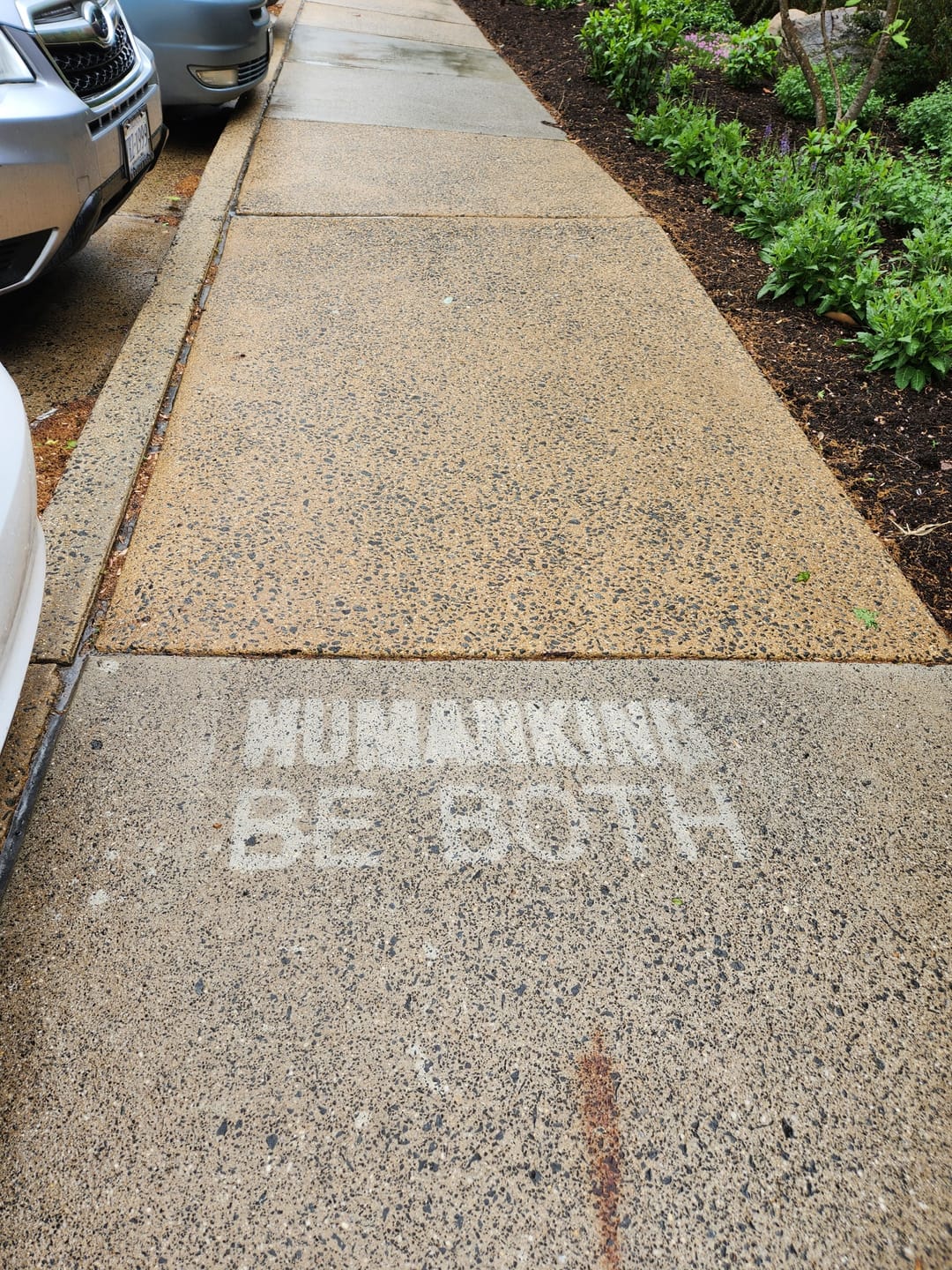 Customer photo review of Humankind: Be Both PopOut Stencil