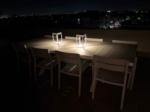 Customer photo review of Luxury Metal Solar Lantern