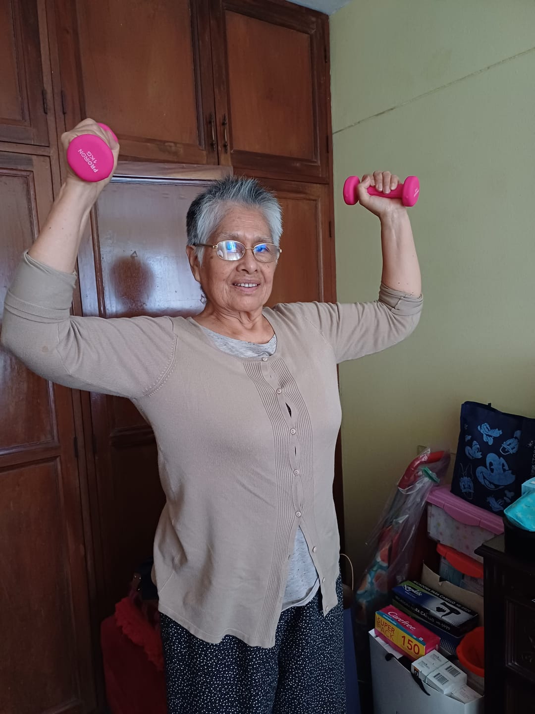 Customer photo review of Mancuernas de Neopreno (Par)