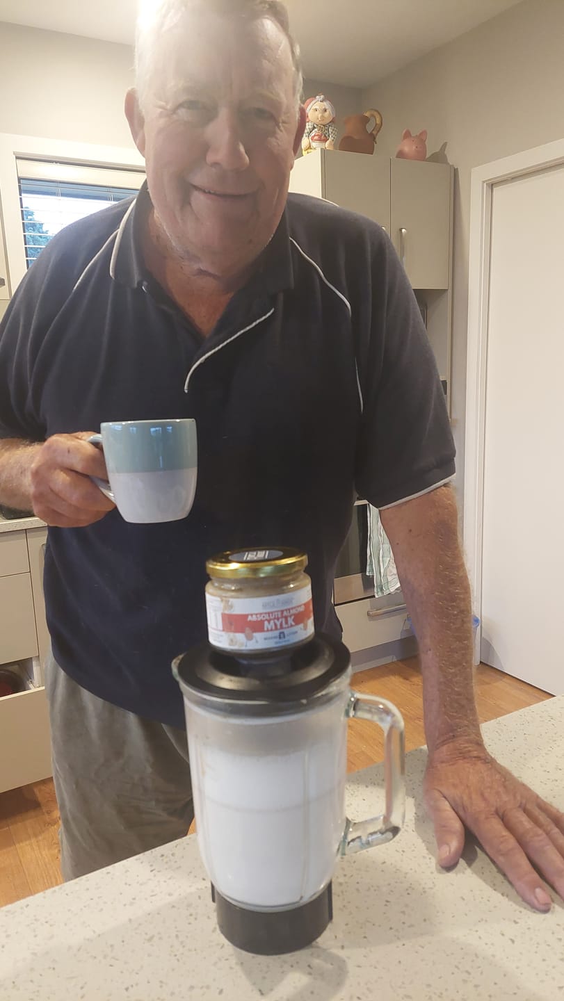 Customer photo review of Absolute Almond Mylk Base