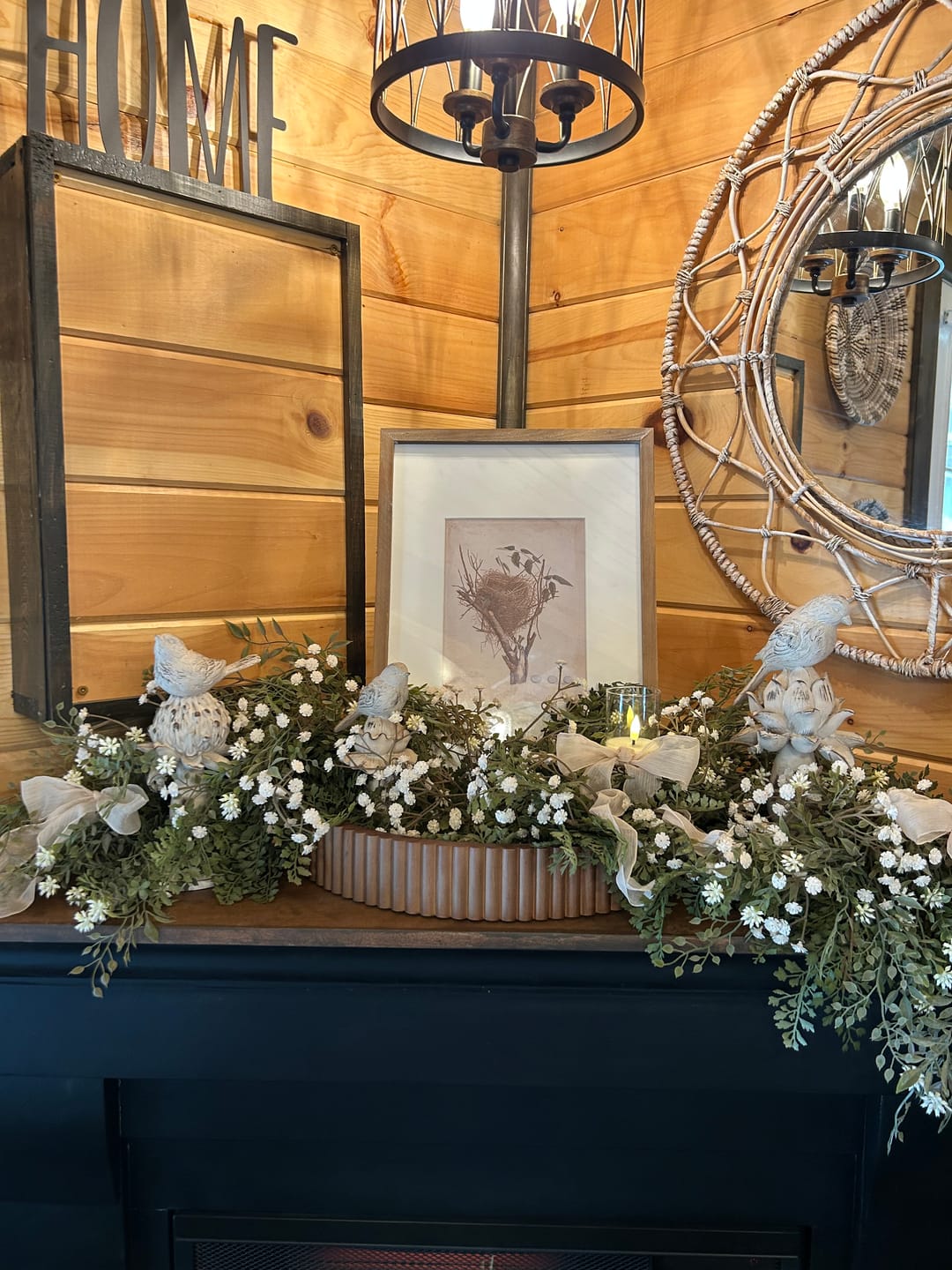 Customer photo review of Ivory Real Touch Baby's Breath Bunch