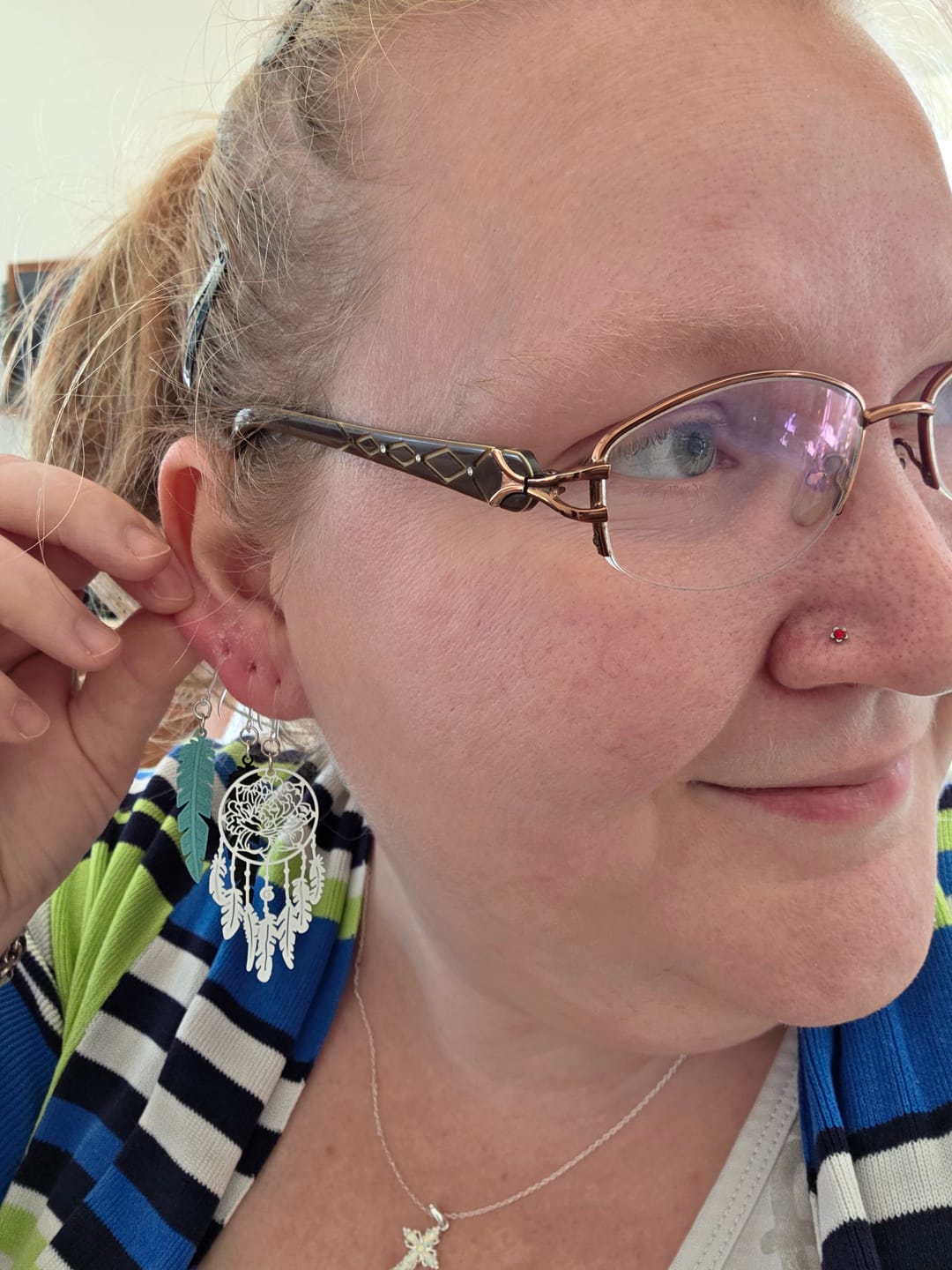 Customer photo review of Peony Dream Catcher Dangles