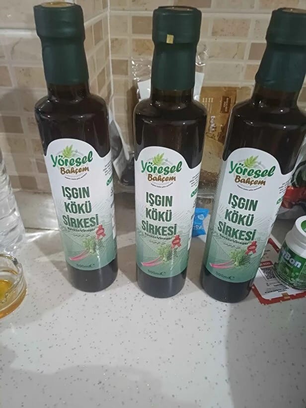 Customer photo review of Işgın Kökü Sirkesi - Doğal Arındırıcı Tat - Yöresel Bahçem