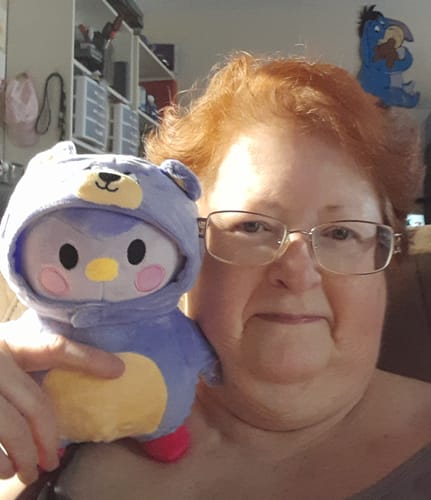 Customer photo review of Mini Finch Plushie - Small but Mighty Comfort
