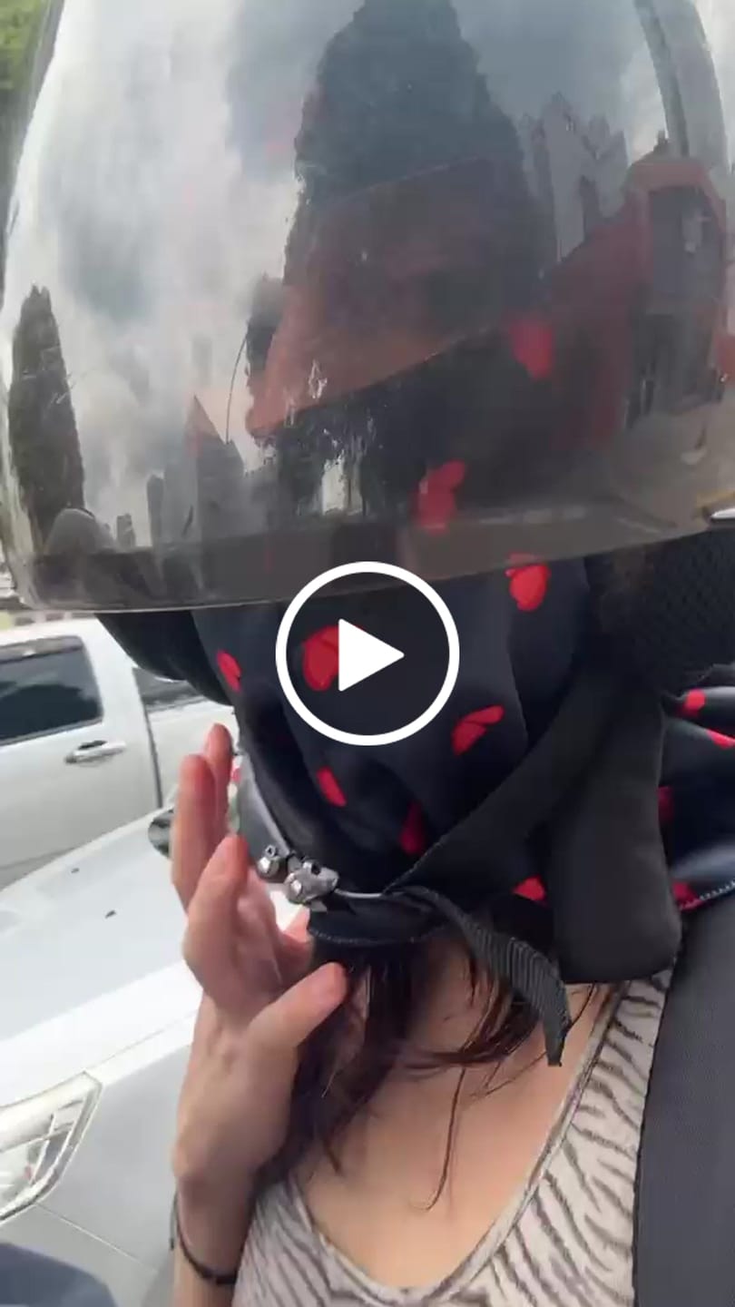Customer video review of Face Cover