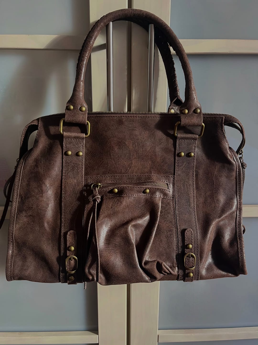 Customer photo review of It girl bag espresso martini