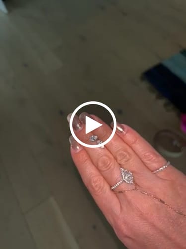 Customer video review of Louily Sterling Silver Classic Pear Cut Earring