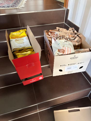Kundenbewertung mit Foto zu Bio Popcorn Zimt