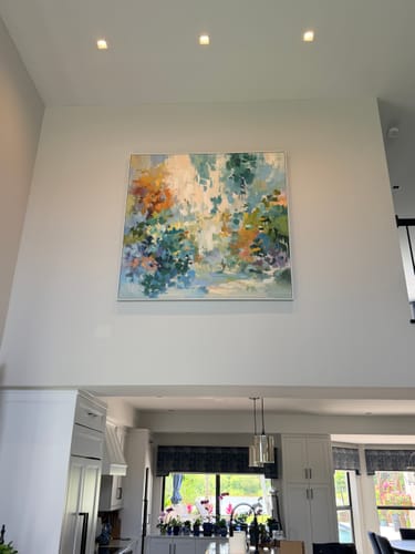 Customer photo review of Colorful Texture Wall Art #ABAS358