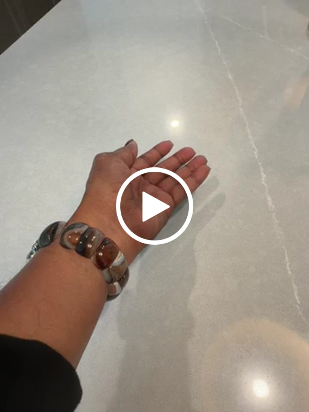 Customer video review of Bohemian Onyx Elegance Stretch Apple Watch Strap