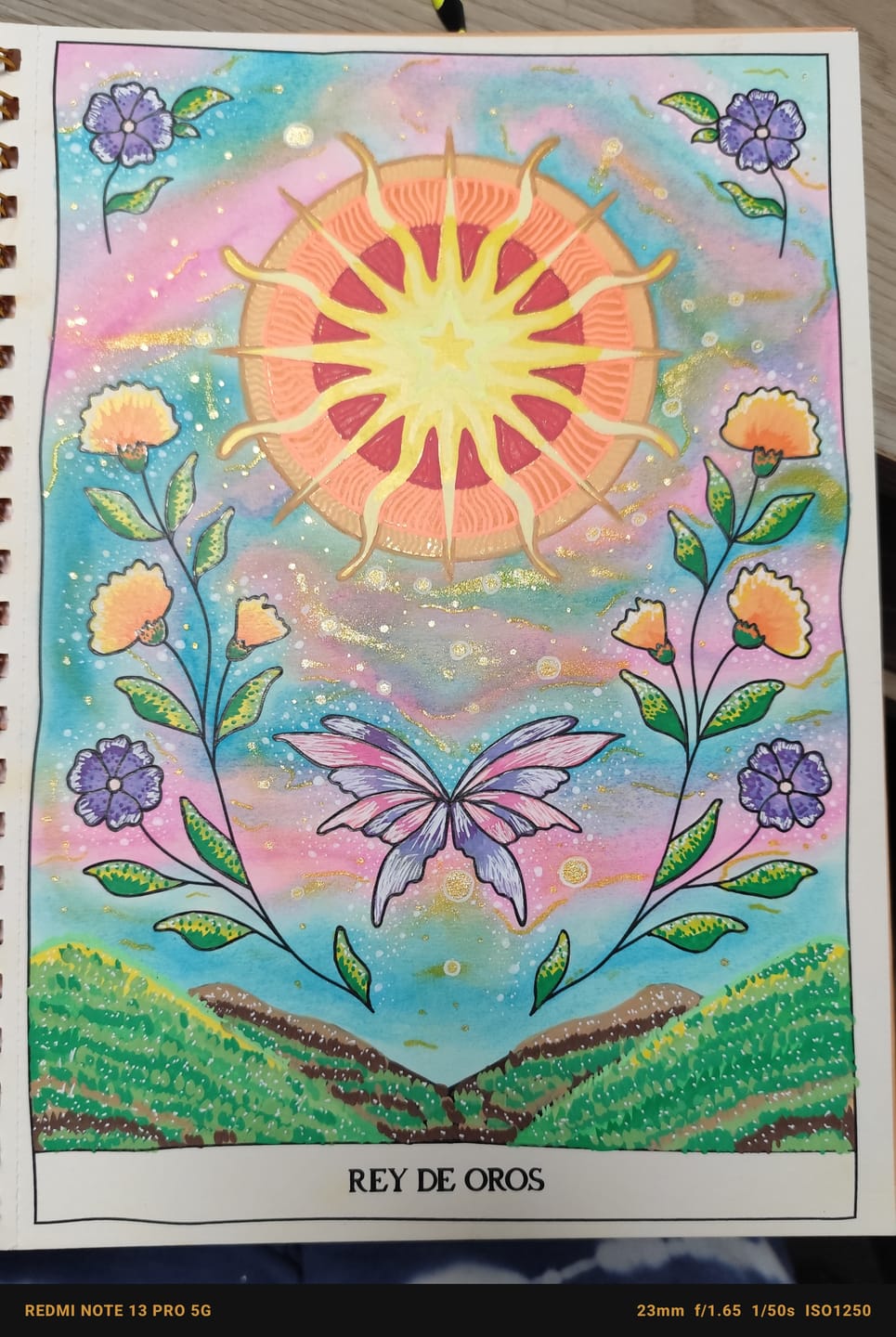 Customer photo review of TAROT PARA COLOREAR: Tomo II - Arcanos menores