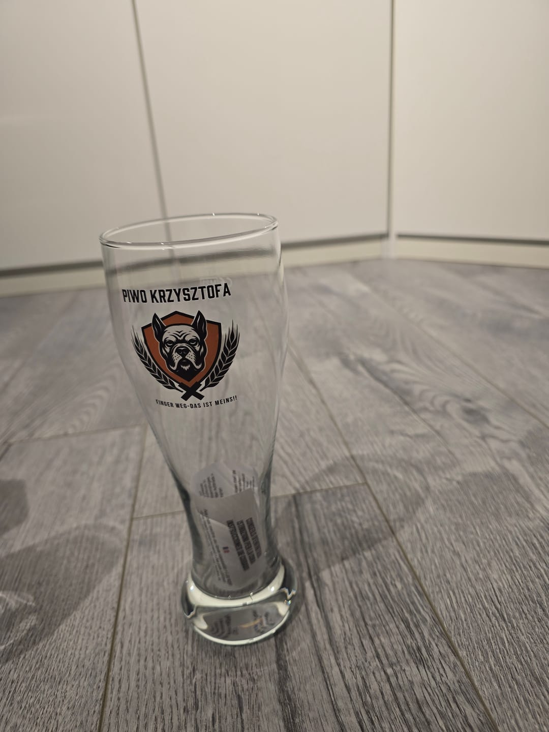 Customer photo review of Papas Bier - Personalisiertes Bierglas mit Druck mit Brauerei Logos für Papa und Opa