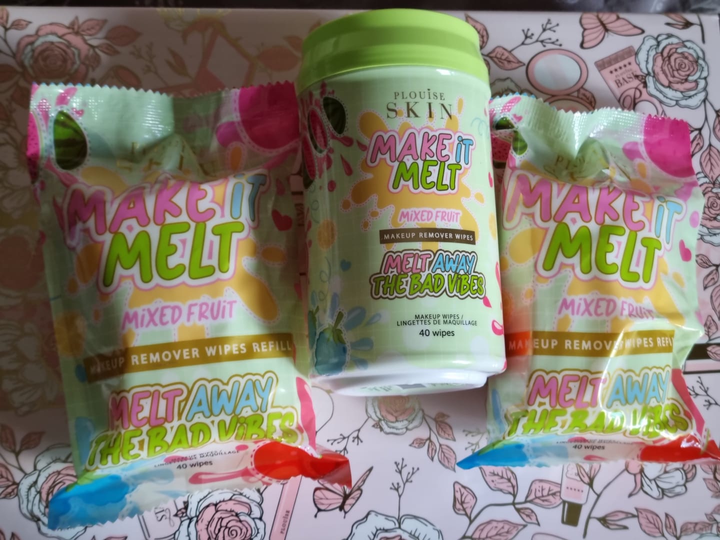 Kundenfotobewertung von P.Louise Make It Melt Makeup Remover Wipes Bundle