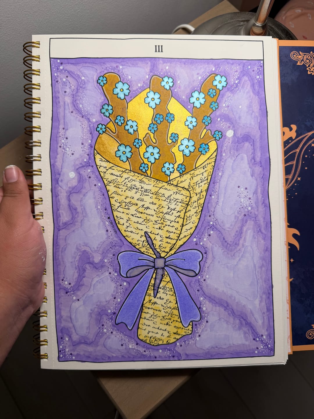 Customer photo review of TAROT PARA COLOREAR: Tomo II - Arcanos menores