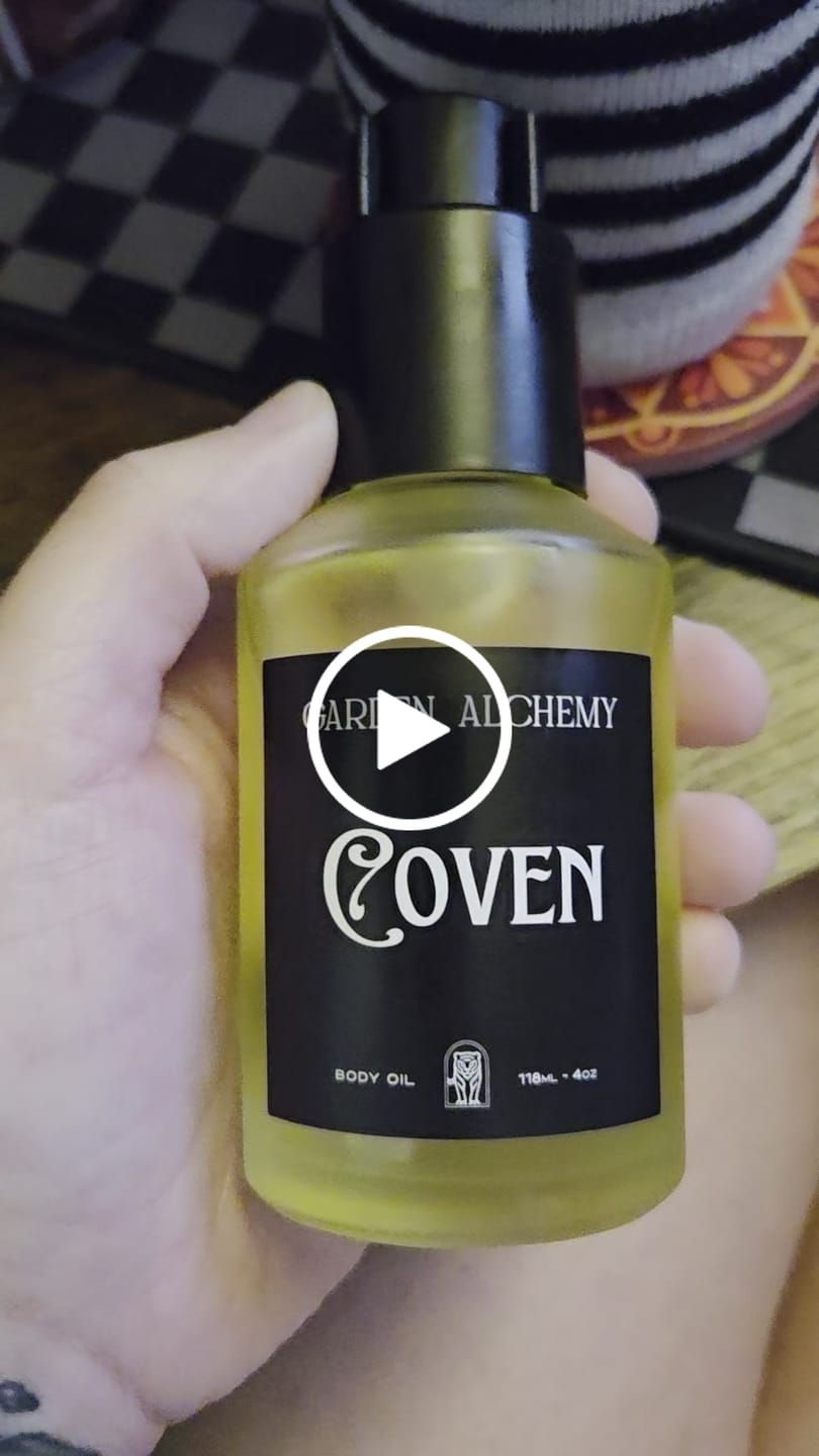 Customer video review of COVEN BODY OIL