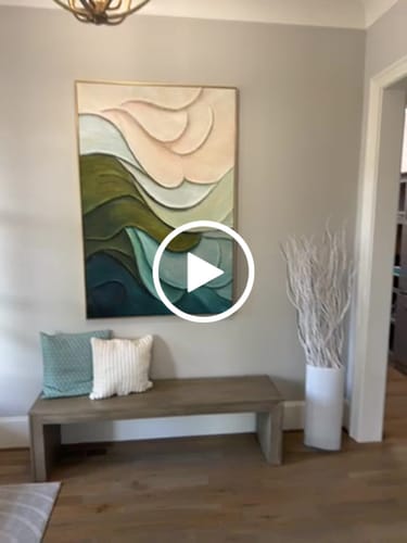 Customer review photo for Plaster Art Texture Painting #SG542