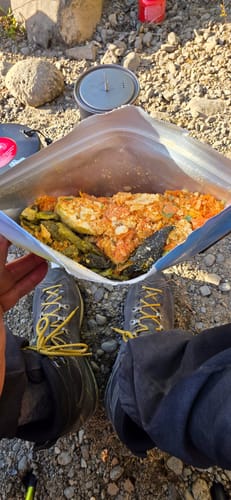 Customer photo review of Chile Relleno with organic poblano chiles and burrata cheese