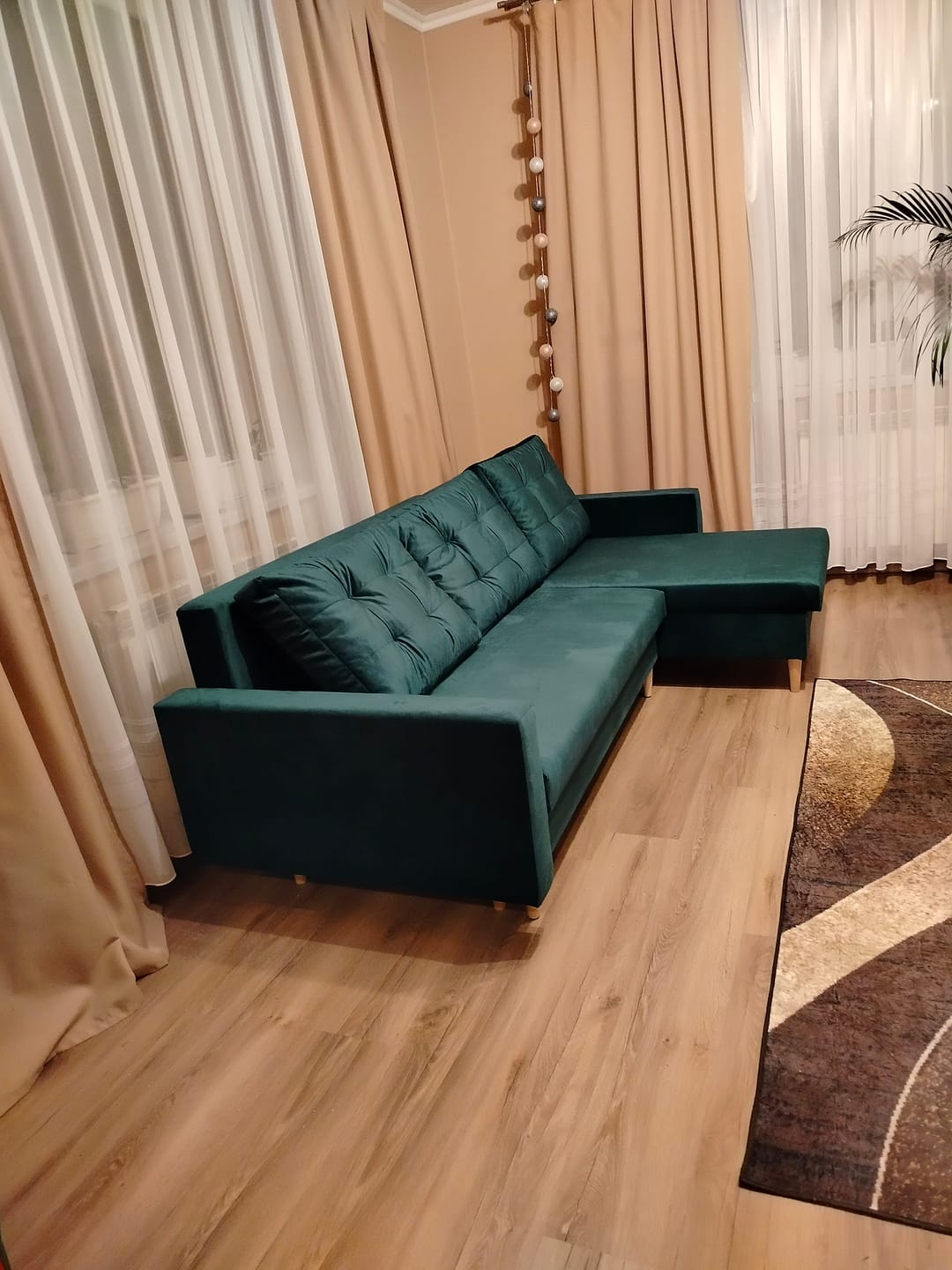 Customer photo review of Narożnik BLANK velvet