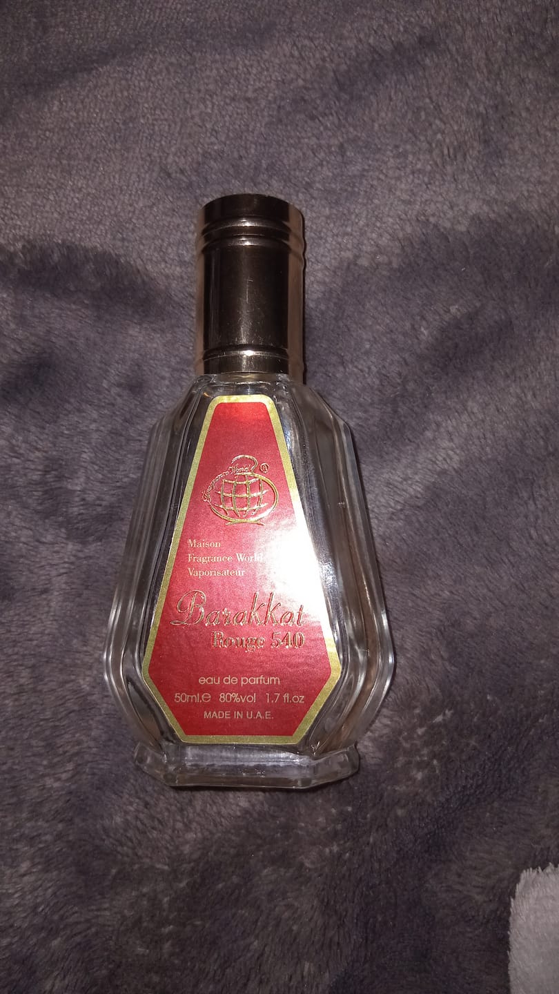 Customer photo review of Barakkat Rouge 540 EDP 50ml