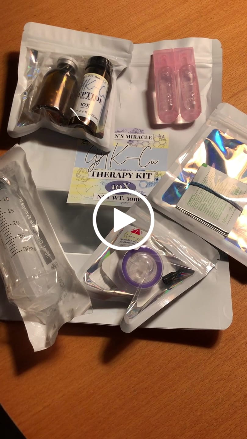 Customer video review of Copper Peptide GHK-CU Therapy Kit