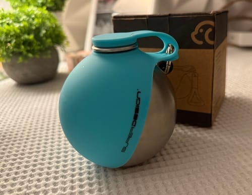 Customer photo review of בקבוק מים נייד לכלבים