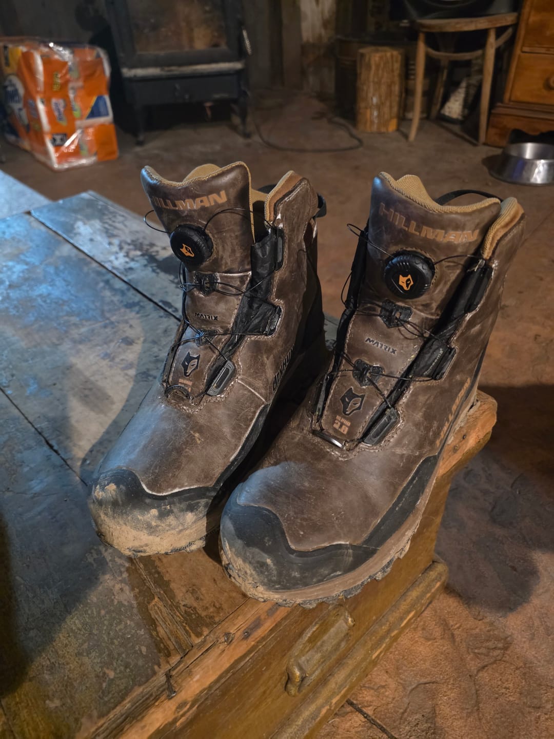 Customer photo review of Waterproof Hunting Boots - Uninsulated Lightweight DryHunt