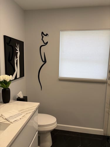 Customer photo review of Soft Contours Wall Art