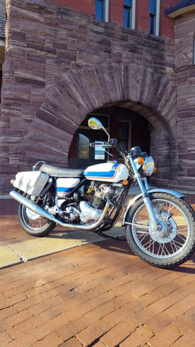 Customer photo review of Norton Commando Right Side Solo Bag - NCR01