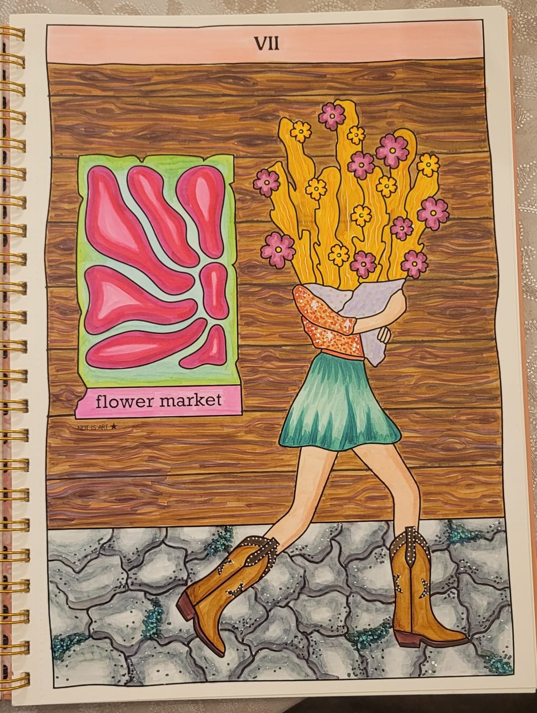 Customer photo review of TAROT PARA COLOREAR: Tomo II - Arcanos menores