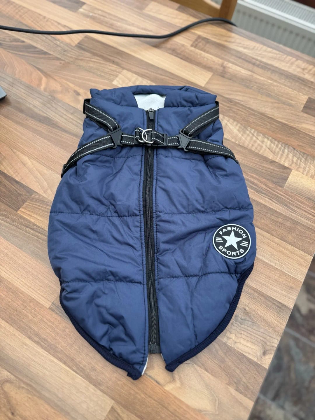 Customer photo review of Waterproof Warm Winter Dog Jacket With Harness | Dog Clothes