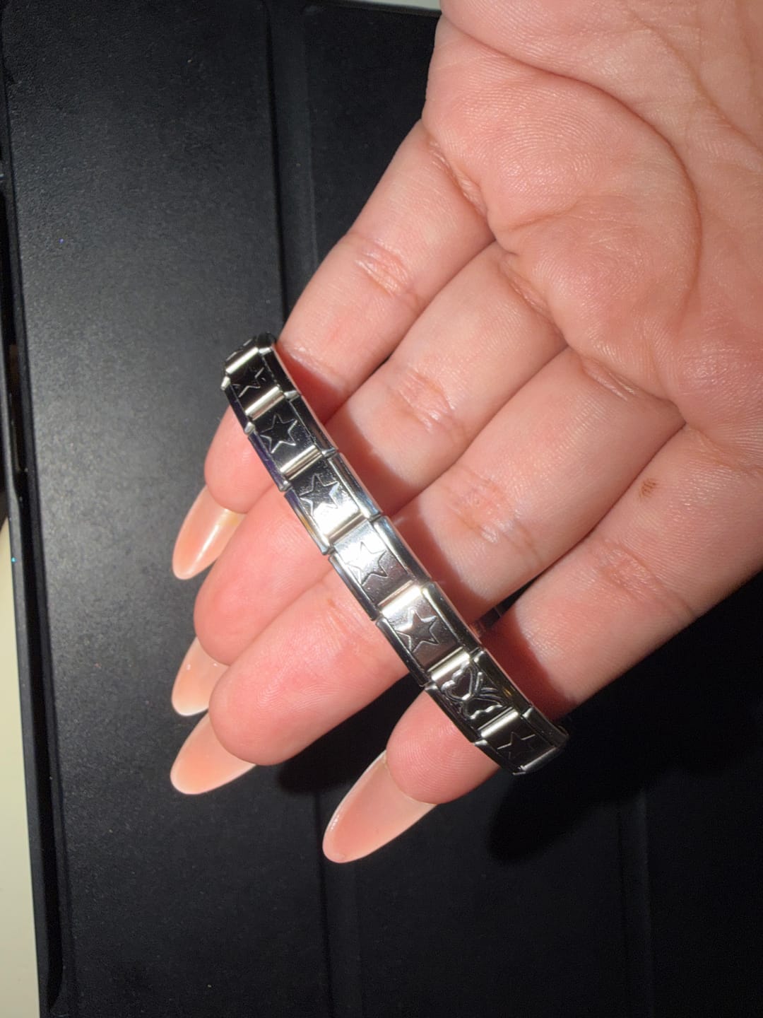 Customer photo review of Pulsera Estrellas Italiana para Charms