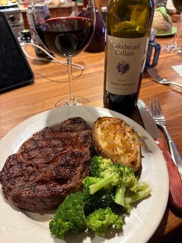 Customer photo review of Steak Grill Packs - DELMONICOS/ BONELESS RIBEYE