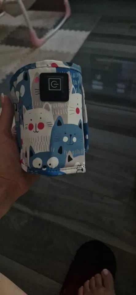 Customer photo review of Calentador de Biberones Portátil USB