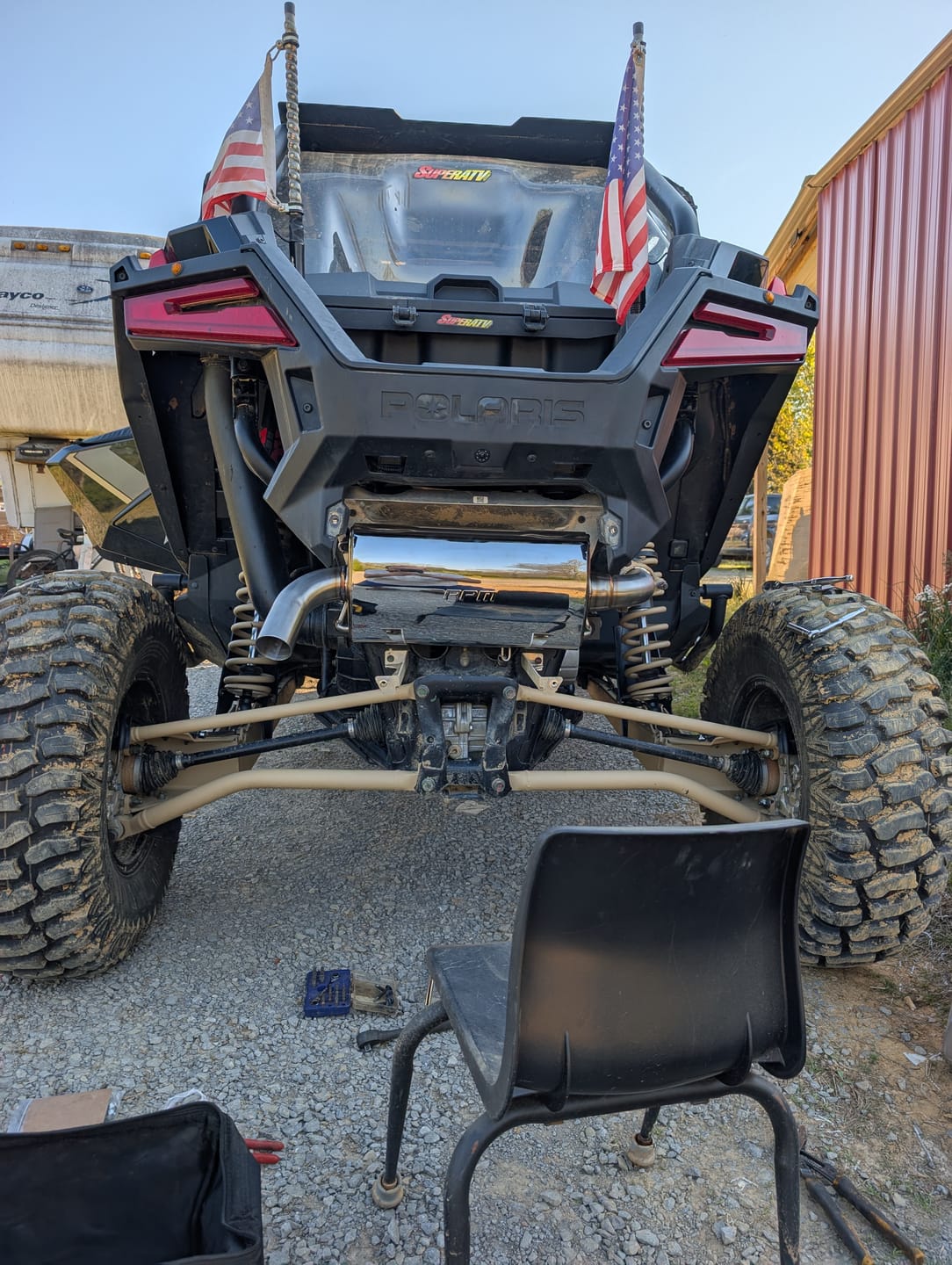 Customer photo review of RPM 2020-2026 Polaris RZR PRO XP & Turbo R / Pro S Sport Muffler, Slip-On Catless Sport Muffler