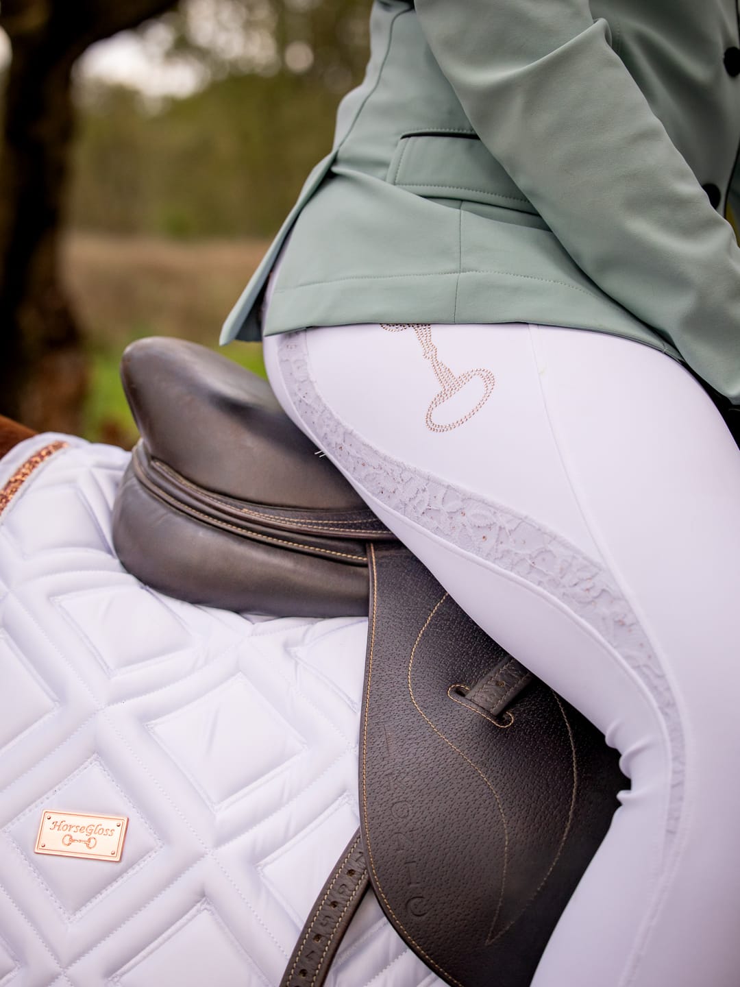 Customer photo review of GINNY - BREECHES | WHITE ROSE GOLD