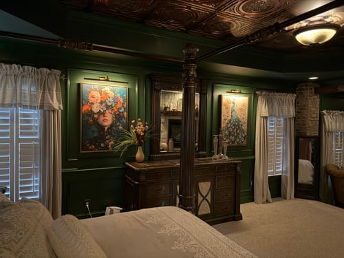 Customer photo review of Victorian Flowers Print
