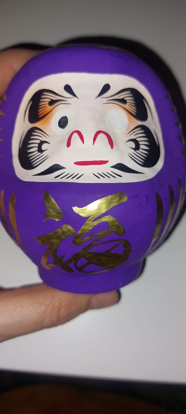 Customer photo review of Daruma Japonés Violeta