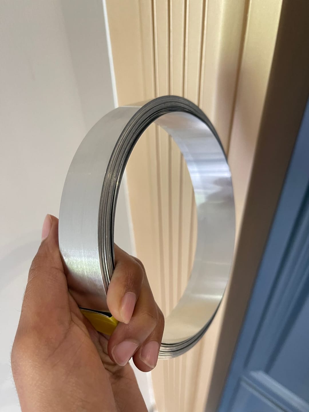Customer photo review of High-Grade Aluminium Metal Strip – Vastu Remedy for North-West Bathroom & Staircase Corrections | Ideal for Walls, Floors & Lightweight Installations | 0.5 & 1 mm Thickness | 8-100 Ft Lengths