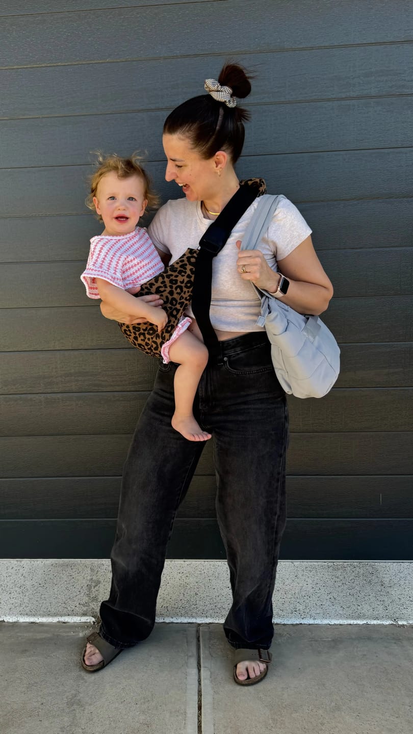 Customer photo review of POUCH™ TODDLER CARRIER