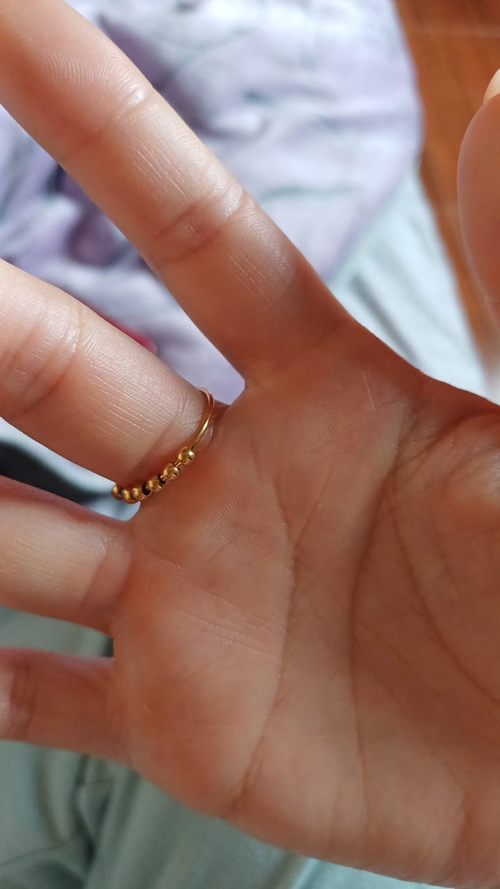 Customer photo review of Anillo Anti-Ansiedad