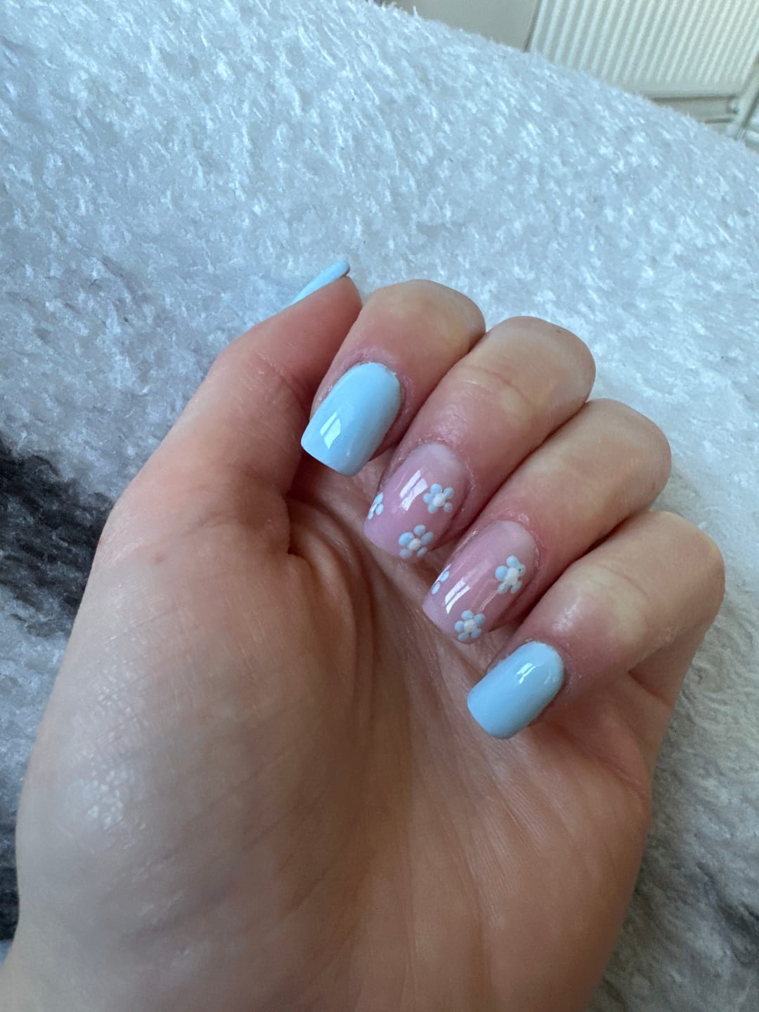 Customer photo review of Semilac UV Gel Polish Starter Set TRY ME 36W Lamp - 3 Full Size Colours Included!