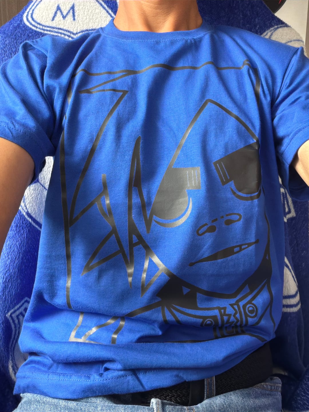 Customer photo review of Camiseta Algodón Rock Style Gorillaz