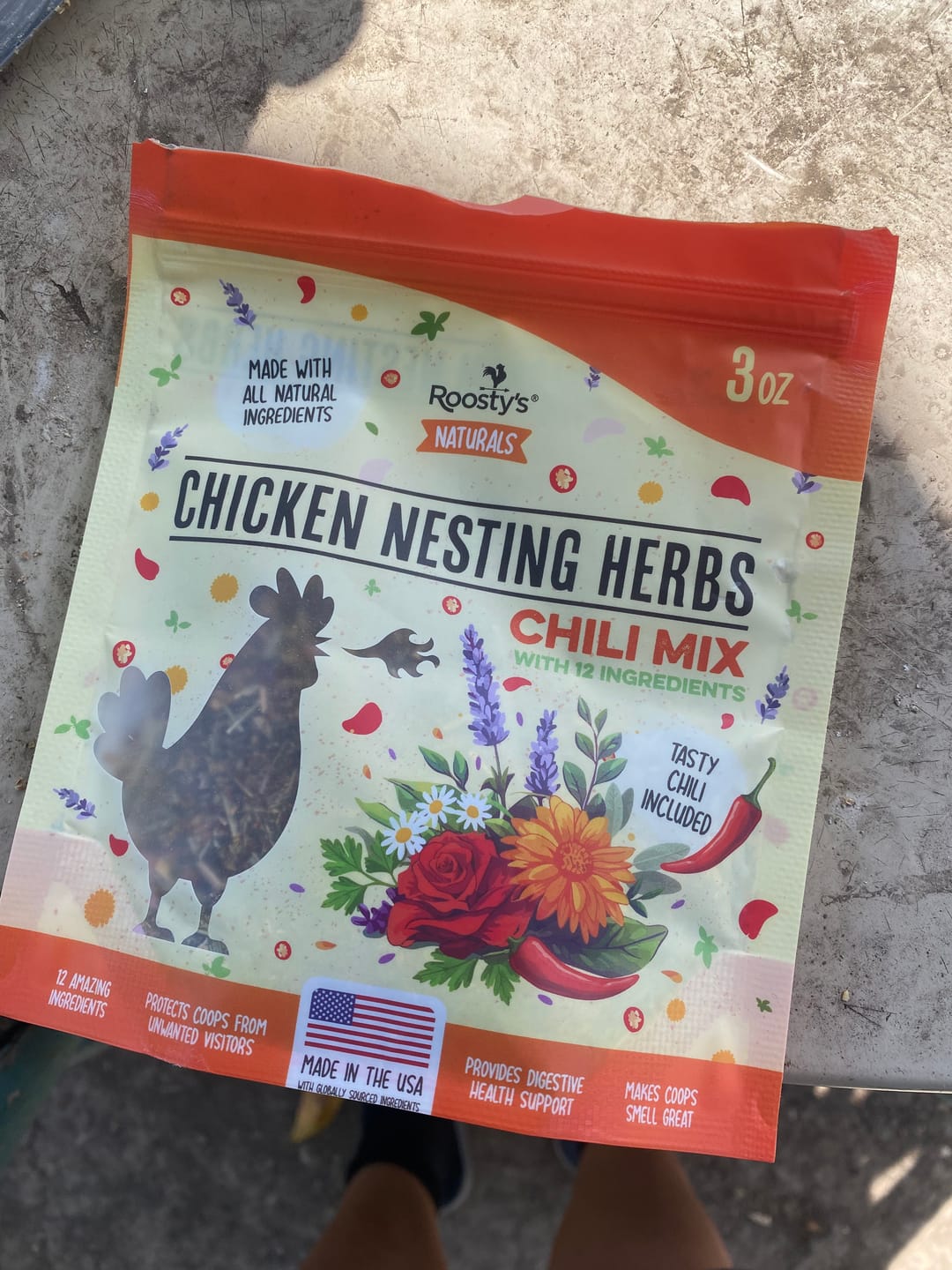Customer photo review of Nesting Herbs 3 0z Bonus Pack (Worth $20)