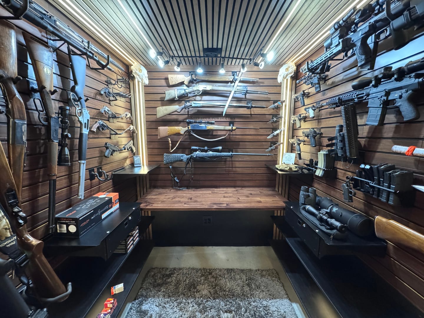 Customer photo review of Luxe LED™ Slat Wall Light Kit