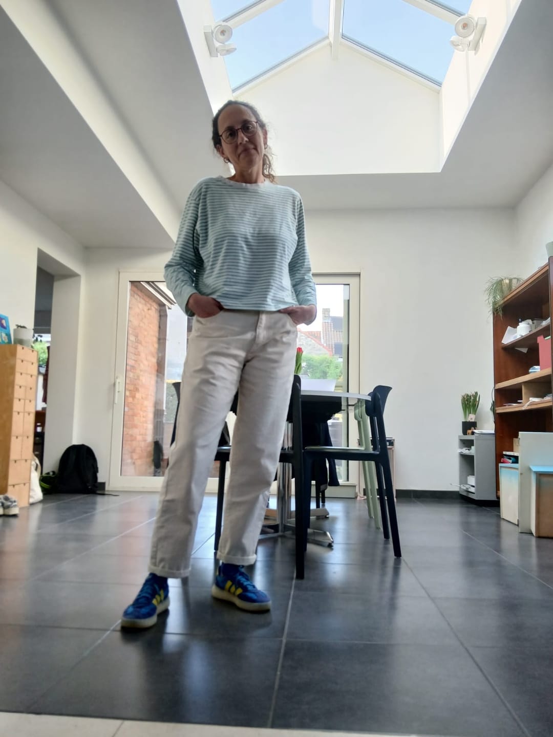 Customer photo review of Boyfriend Jeans Berley - Natural Oat