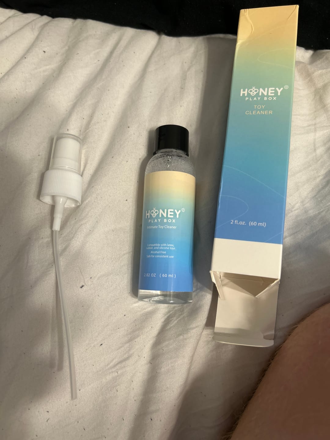 Customer photo review of Toy Cleaner Spray - 2oz/60ml