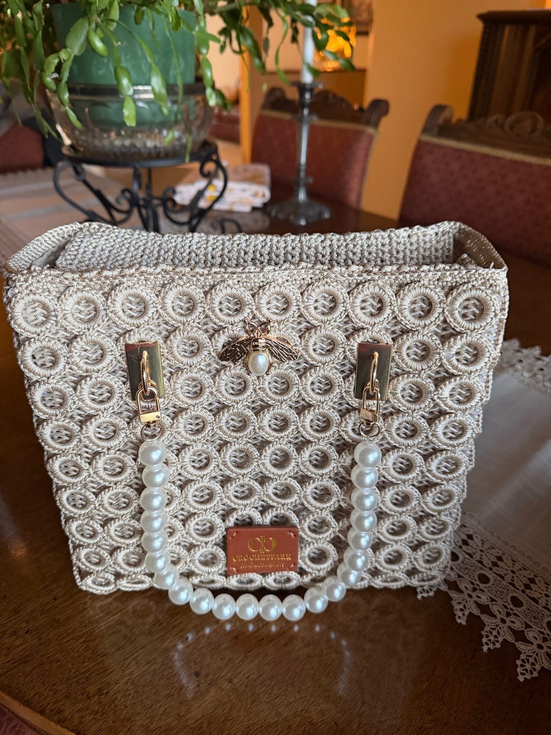 Customer photo review of CrochetPark™ Garden Bee Crochet Bag Kit