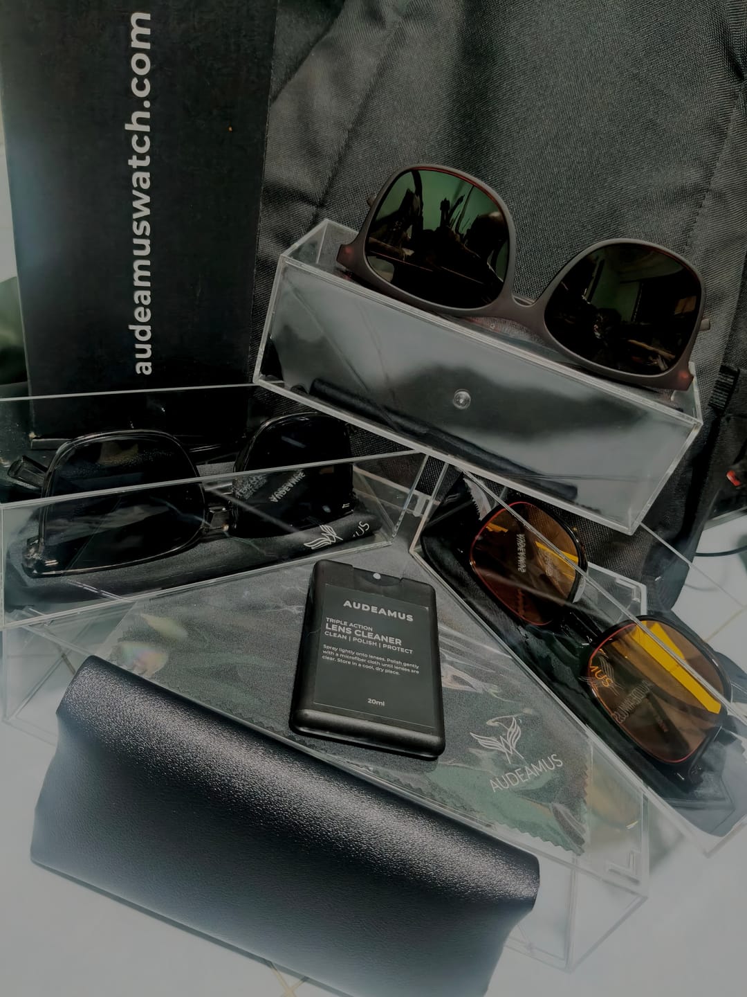 Customer photo review of Kael Square Framed Sunglasses