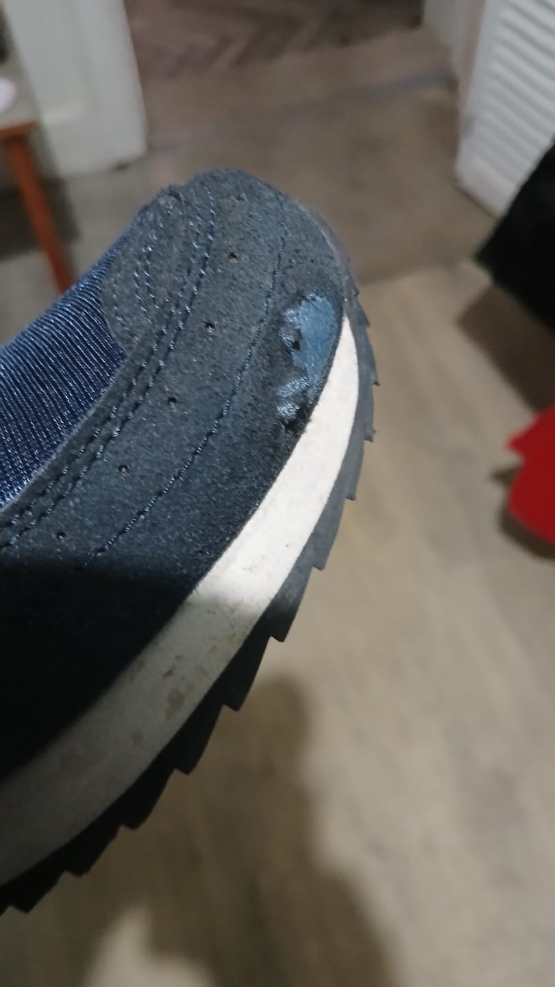 Customer photo review of Mens Silver Shadow Trainers