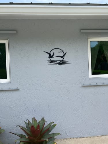 Customer photo review of Horizon Birds Wall Art